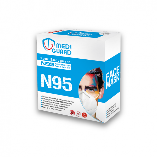 ماسک N95 ساده 10 عددی